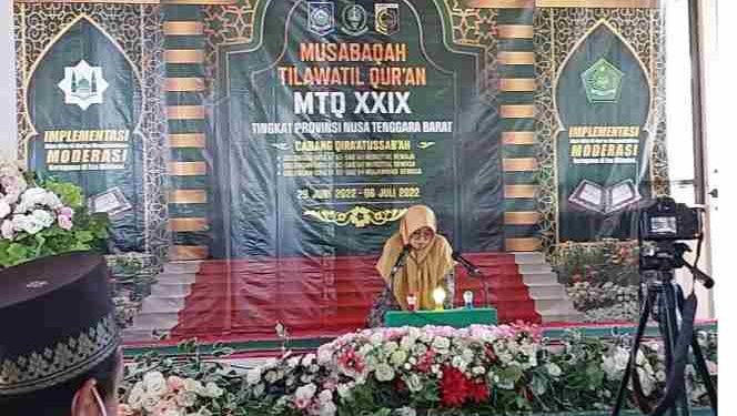 21 Peserta MTQ XXIX NTB dari Lombok Timur berhasil Lolos babak Final