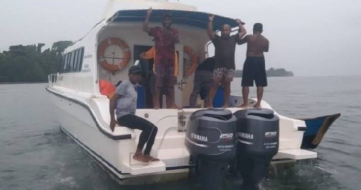 Sempat dilaporkan Hilang Kontak, Speedboat Pemprov Papua ditemukan di Kepulauan Yapen
