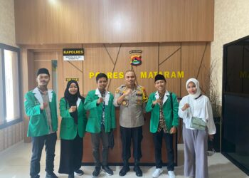 PC HIMMAH NW Kota Mataram Audiensi Bersama Kapolres