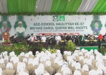 Azzikrol Hauliyyah Ma'had Darul Qur'an Wal-Hadits (MDQH) NW Anjani Ke-57, PB NW Terima Penyerahan Tanah dan Pontren