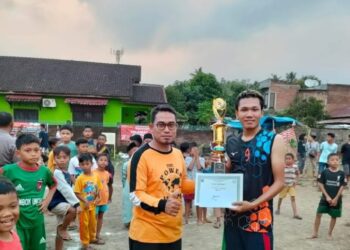 Semarak Kemerdekaan RI Ke-77, Masyarakat Karang Gelar Lomba Futsal