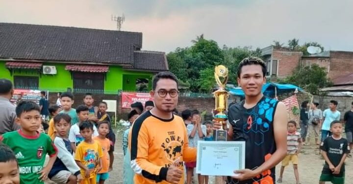 Semarak Kemerdekaan RI Ke-77, Masyarakat Karang Gelar Lomba Futsal