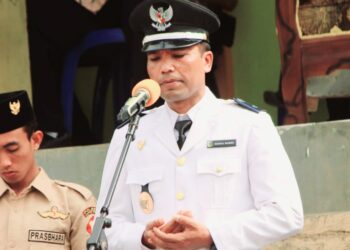 Semarak HUT RI Ke-77  Desa Lando, Kades H. Zaenal Serukan Masyarakat Jaga Persatuan