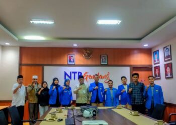 Sambangi Pemprov NTB, Sekda ajak PKC PMII Bali-Nusra bersama Edukasi Masyarakat Cegah Stunting