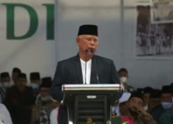 Hadiri HULTAH Ke-87 Madrasah NWDI, Bupati Sukiman sebut ” Semua Berkah TGKH. M. Zainuddin Abdul Majid”