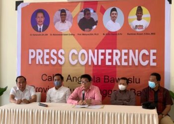 cofrensi pers hasil seleksi calon anggota bawaslu provinsi ntb