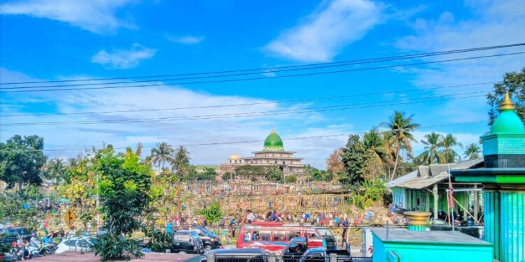 gotong royong pembuatan tetaring hultah