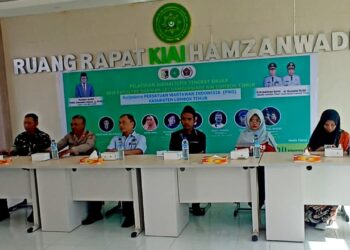 Upayakan terbentuknya Wartawan Profesional, BEM IAI Hamzanwadi NW Lotim dan PWI Lombok Timur Gelar Pelatihan Jurnalistik