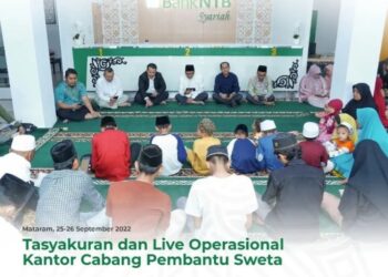 Kantor Cabang Pembantu (KCP) BANK syari’ah di Sweta Resmi Dibuka