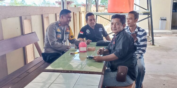 Pengurus DPC PJS Belitung Silaturahmi Bersama Wakapolres Beltim