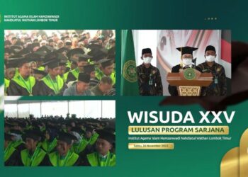 Rapat Senat Terbuka Wisuda ke-XXV IAI Hamzanwadi NW Lotim