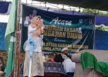 Hadiri Pengajian di Kecamatan Sambelia, Lale Yaqut minta Warga NW Komitment pada Instruksi