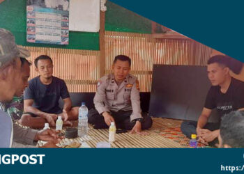 Upaya Optimalkan Kamtibmas, Kapolres Lotim Salurkan Bantuan Perlengkapan Siskamling