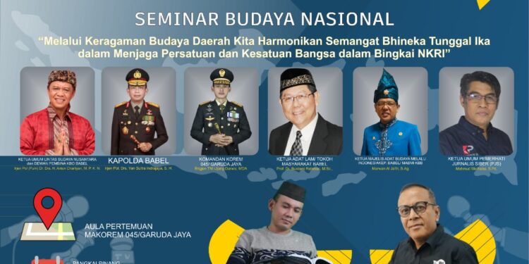 KBO Babel dan PJS Gelar Seminar Nasional Pelestarian Budaya