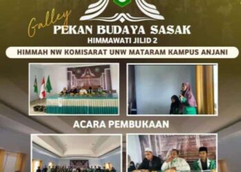 Perkuat Esensi Budaya Sasak, HIMMAH NW Kom. UNW Mataram di Anjani Gelar Pekan Budaya Sasak Jilid II