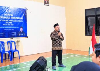 Karang Taruna Pancaran Muda Anjani Ganti Pengurus, Ketua Terpilih Bakal Fokus Angkat SDM