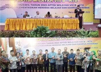 Rektor UNW Mataram Dr. H. L. Abdul Muhyi Abidin, MA Terpilih Sebagai Ketua APTISI Wilayah VIII NTB Periode 2023-2027