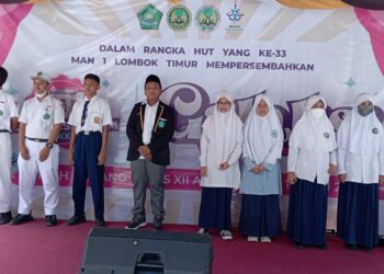 Abdul Halim Azkar Siswa MTs. Mu'allimin NW Anjani, Raih JUara Tiga Olimpiade Bahasa Inggris Se-NTB