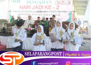 Puncak Peringatan Hari Jadi Ke-2 Yafama NW Montong Tangi Komitmen Sukseskan Program Pemerintah
