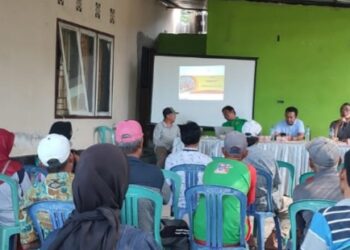 Dua Puluh Lima Orang Peternak Bebek di Desa Denggen Timur Jalani Bimtek