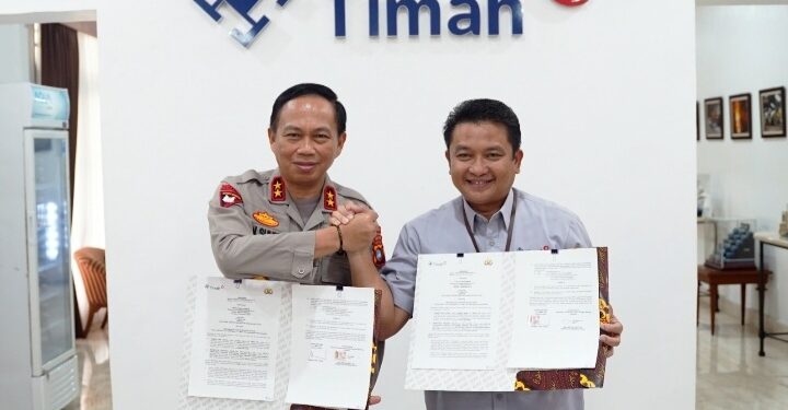 Perketat Pengamanan Obvitnas dan Konsesi, Dirut PT Timah Tbk Teken Adendum Naskah Kesepahaman dengan Kapolda Babel