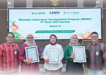 Tingkatkan Skill Pegawai, Bank NTB Syariah Gandeng LPPI Gelar Manager-Supervisi Development Program