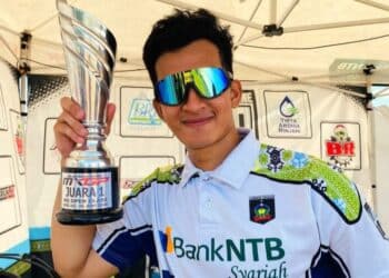 Kelas Open Nasional MXGP 2024, Tim 459 MX Bank NTB Syari’ah Raih Juara Pertama