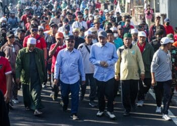 Sambut Hultah Madrasah NWDI Ke 89 Ribuan Warga Ikuti Jalan Sehat