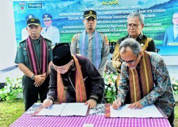 Bank NTB Syariah dan Pemda KLU Siap Sukseskan Program Swasembada Pangan Presiden Prabowo