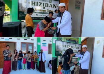 LKSA Darul Furqon NW Sayang-Sayang Gelar Hiziban dan Santunan Anak Yatim, Perkuat Sinergi Kepedulian Sosial
