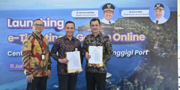 AKSELERASI TRANSFORMASI DIGITAL: BANK NTB SYARIAH DUKUNG PENUH E-TICKETING DAN GATE IN ONLINE DI PELABUHAN SENGGIGI